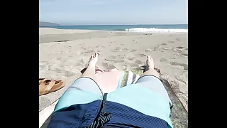 Teen jerks discontinue temporarily public beach